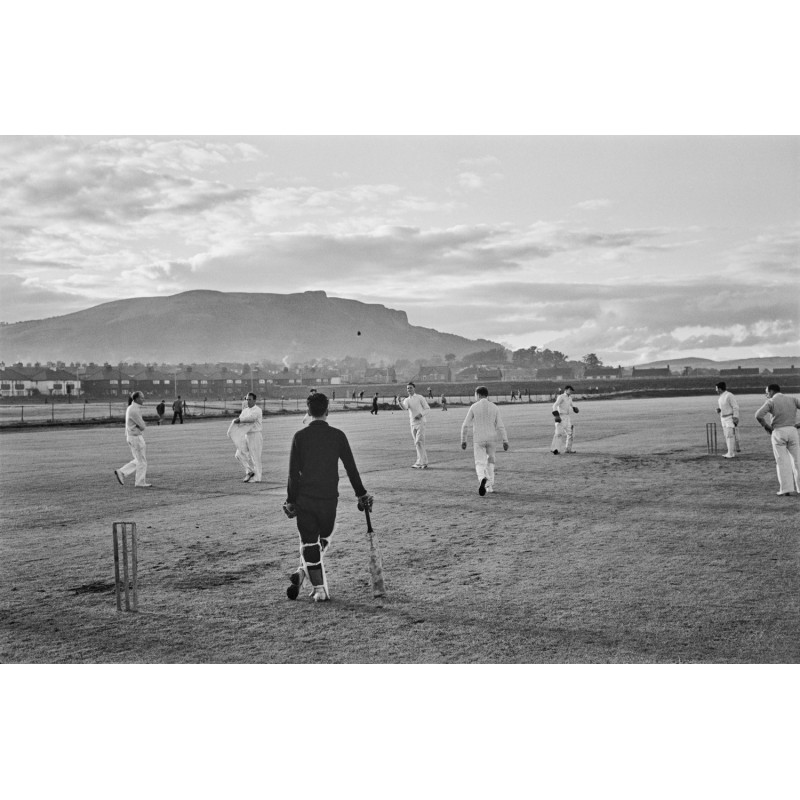 Cricketers on the Pitch